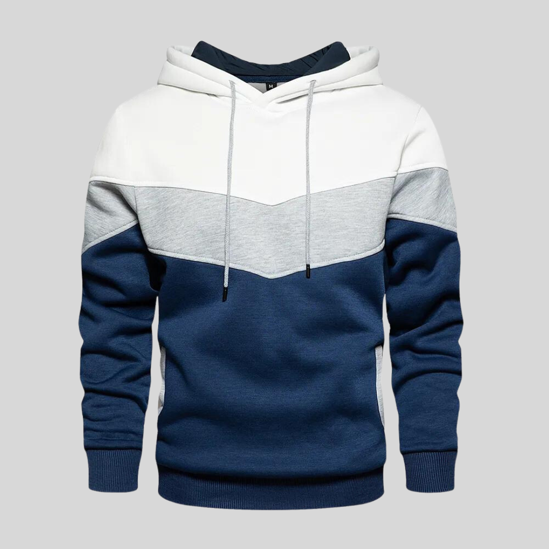 Fudus Patchwork Design Sweatshirt
