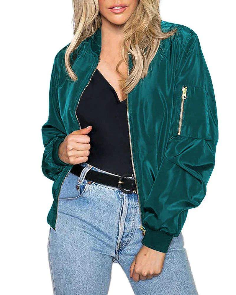 Berg-Feldt | Elegante Bomberjacke für Damen Leicht und Bequem