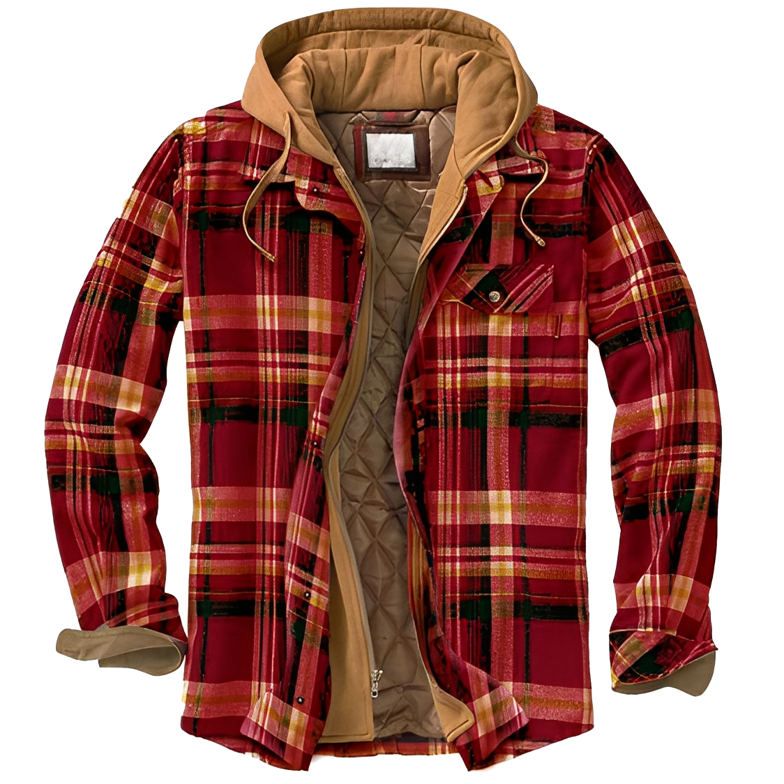 Berg-Feldt | Casual Flanelljacke mit Karomuster für Männer