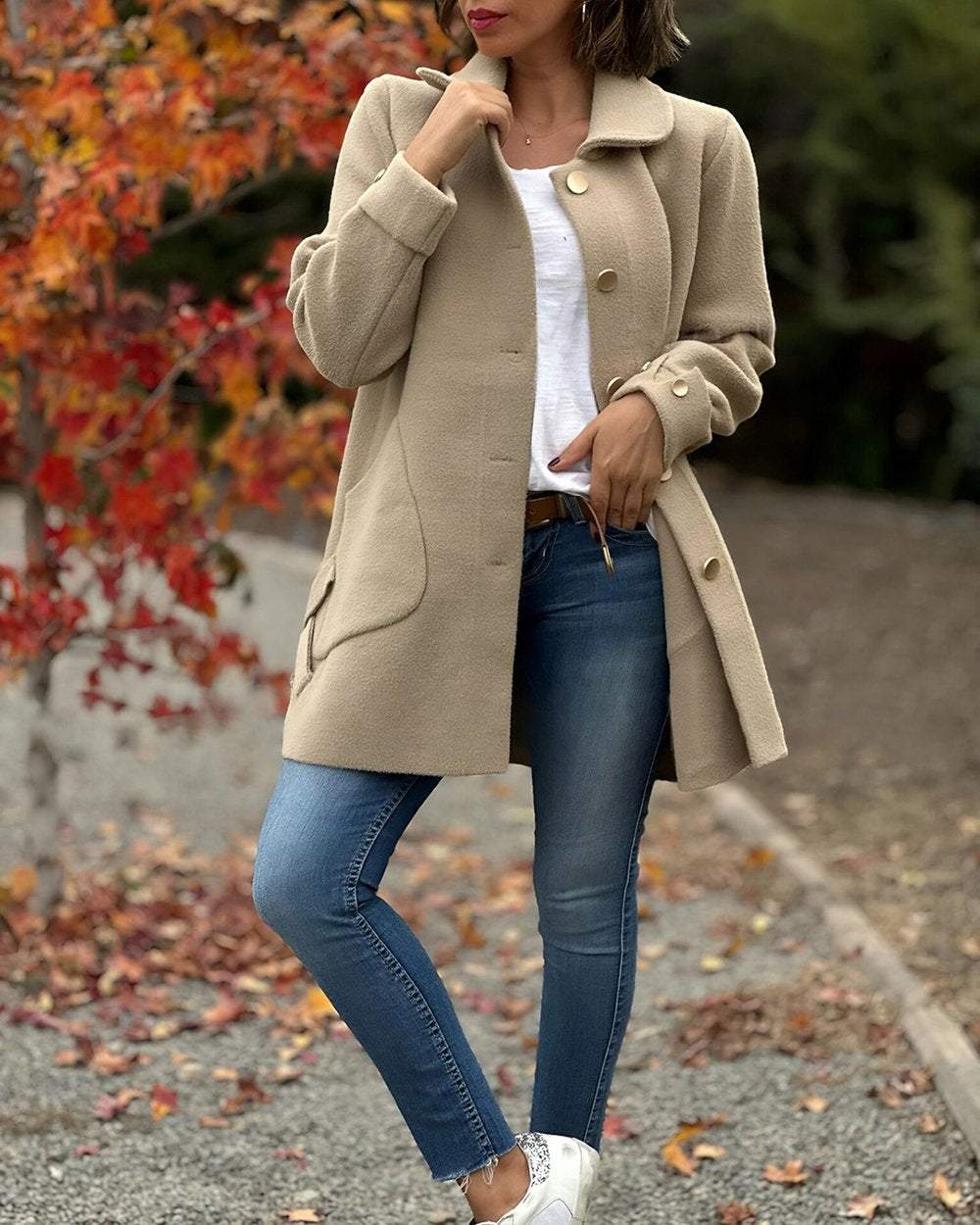 Berg-Feldt | elegante Jacke mit stilvollem seitlichem Knotendetail