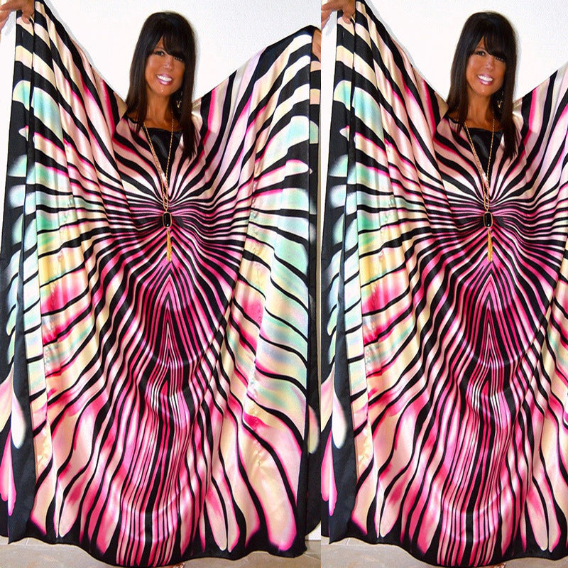 Kaftan élégant pour femme avec rayures originales de berg-feldt