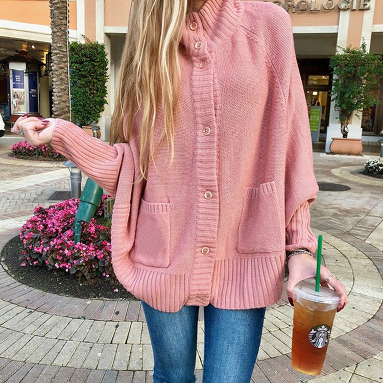 Cardigan en grosse maille pour femme avec poches pratiques et col tendance Berg-Feldt