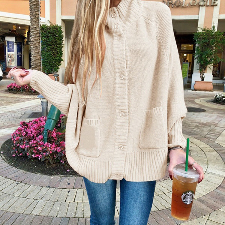 Cardigan en grosse maille pour femme avec poches pratiques et col tendance Berg-Feldt