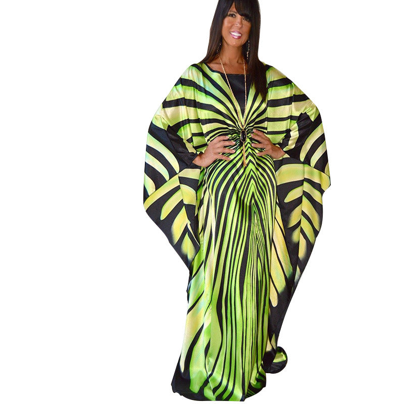Kaftan élégant pour femme avec rayures originales de berg-feldt
