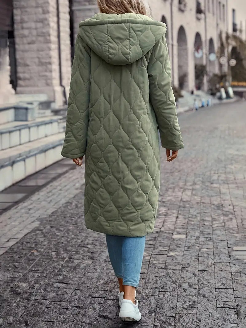 Veste matelassée à capuche Urith avec fourrure