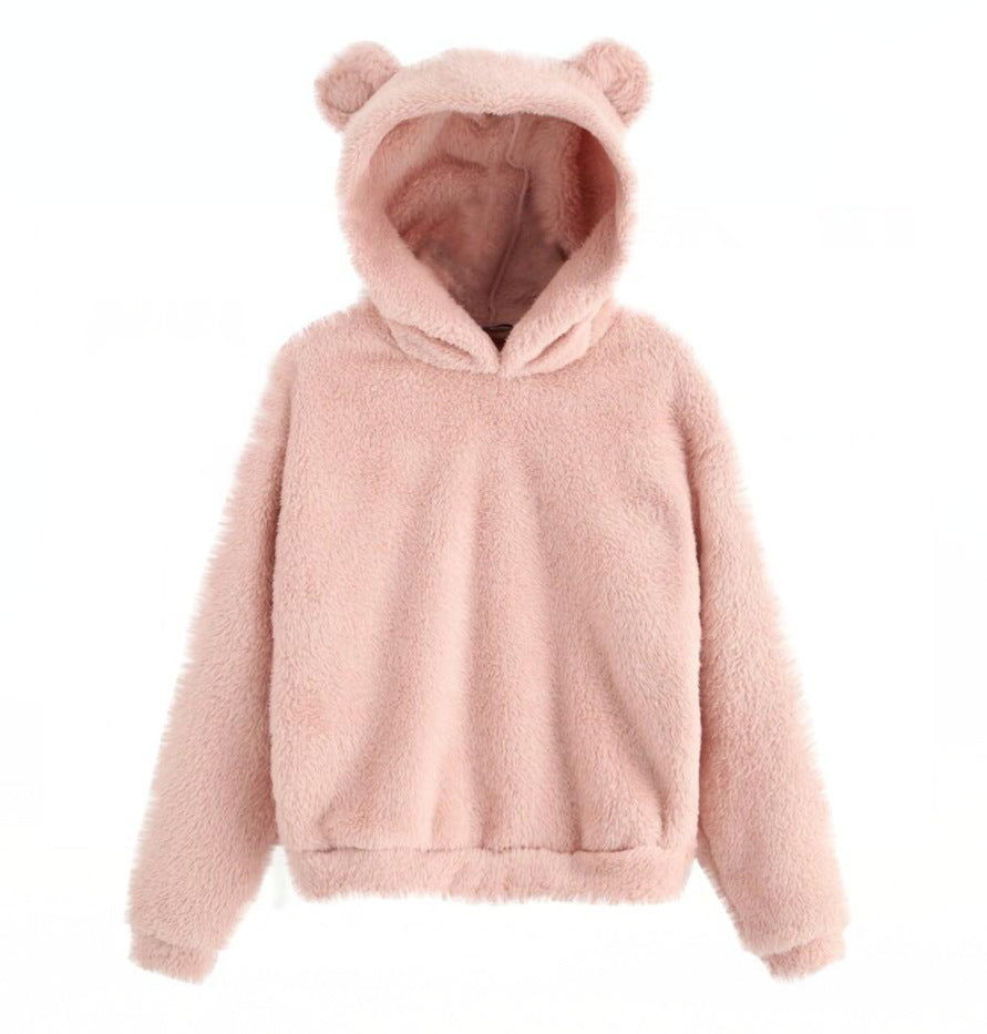 Sweat à capuche tendance avec motif ours de Fudus