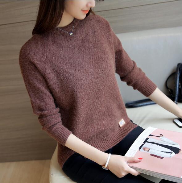 Damen élégant pull en maille avec tissu texturé Berg-Feldt