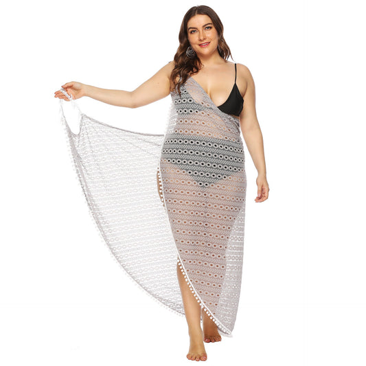 Women's Sheer Bohemian Lace Beach Wrap Dress
 - berg-feldt