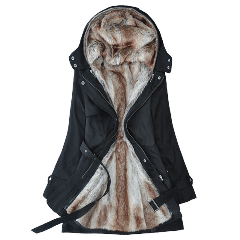 Parka d'hiver long en duvet pour femme de Berg-Feldt