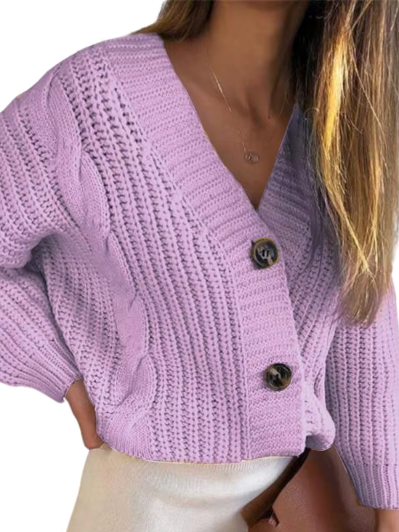Berg-Feldt | Der Grobe Strickcardigan mit Zopfmuster & Charakter