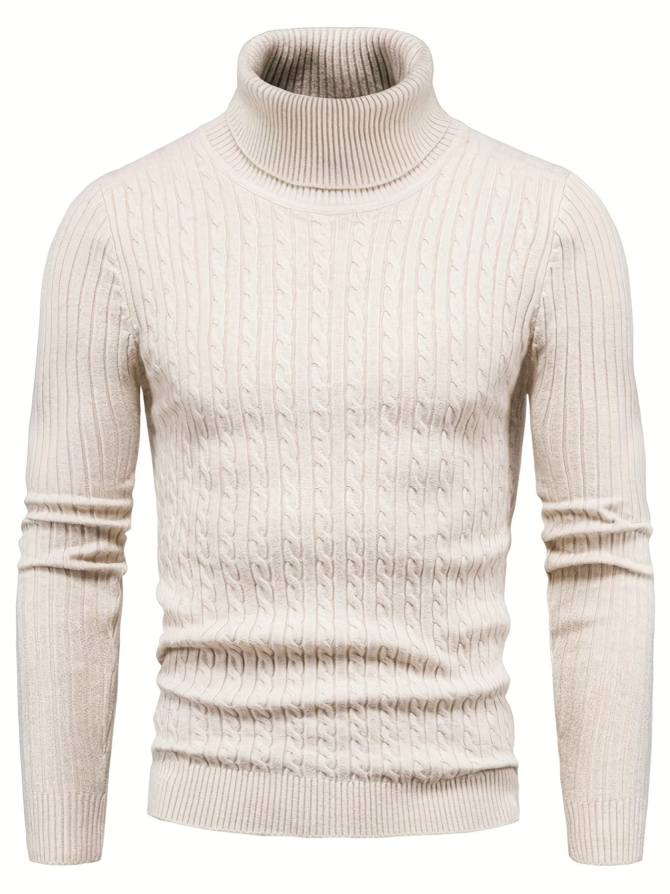 Berg-Feldt | Kabelstrick Rollkragenpullover Weich und Warm Perfekt für Herbst und Winter