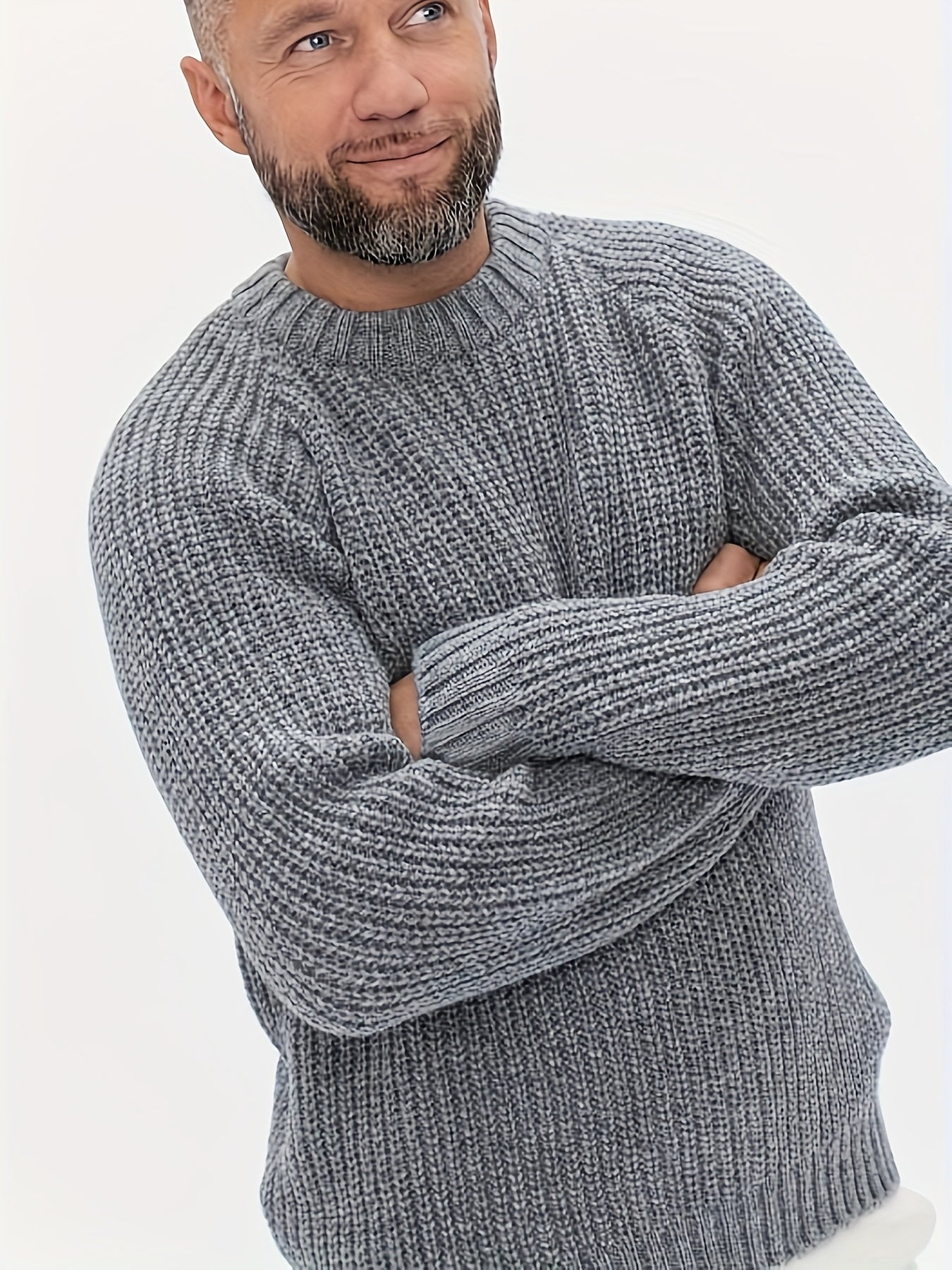 Berg-Feldt | Strickpullover Im Klassischen Design Acryl Komfortabel und Warm