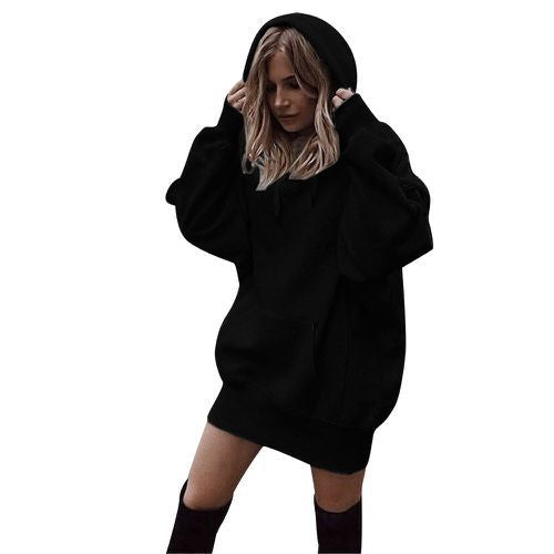 Robe pull à capuche oversize Berg-Feldt pour femme