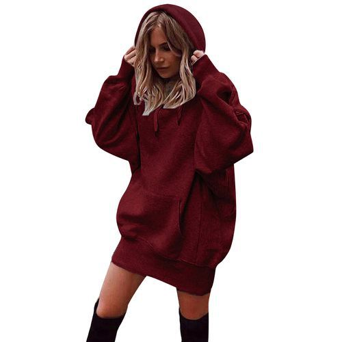 Robe pull à capuche oversize Berg-Feldt pour femme