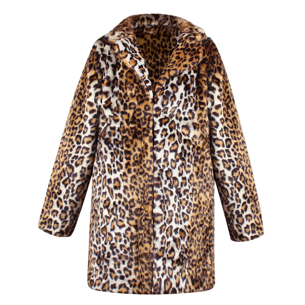 Damen Luxus-Fausseljacke mit trendigem Leopardenmuster Berg-Feldt