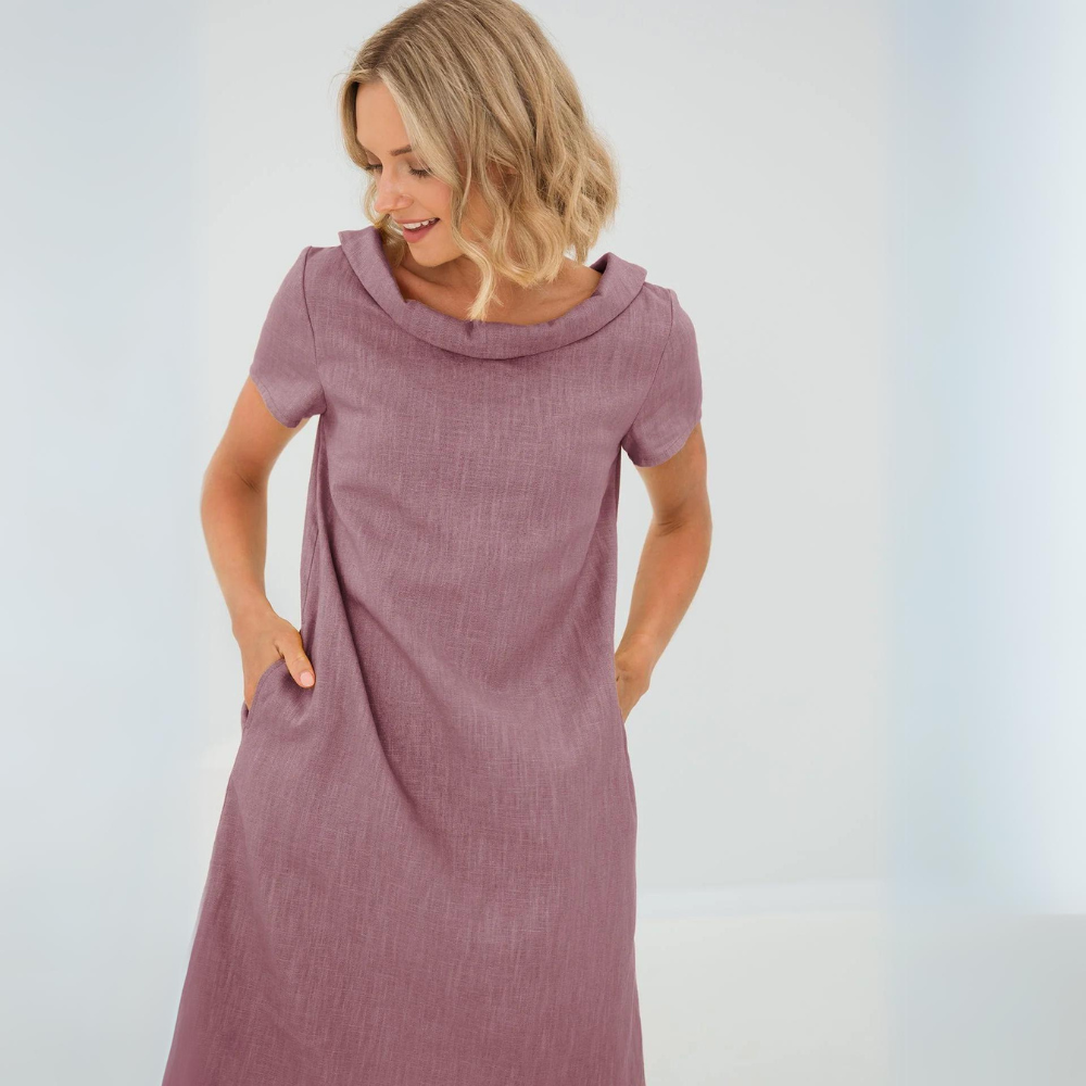 Robe d'été élégante en lin Lara