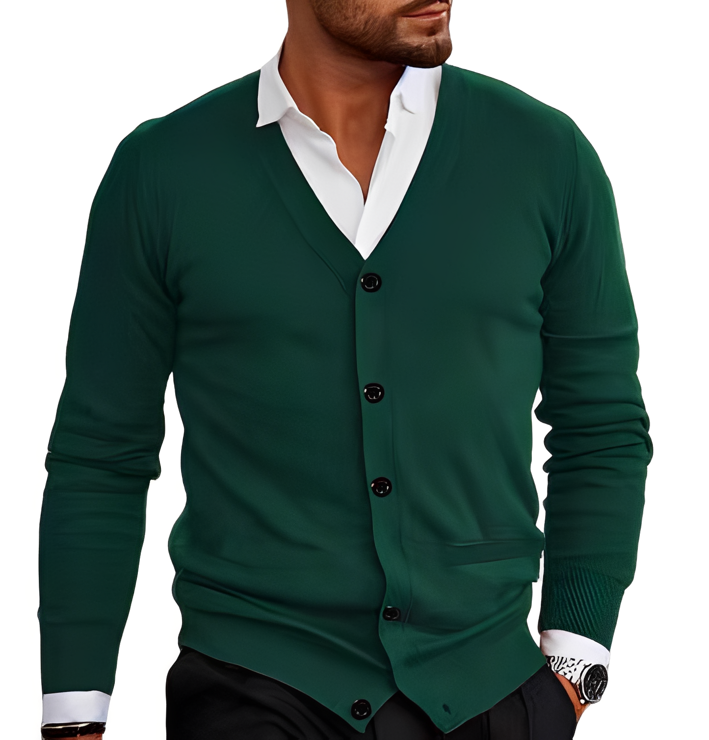 Berg-Feldt | Lässiger, einfacher Cardigan für Männer
