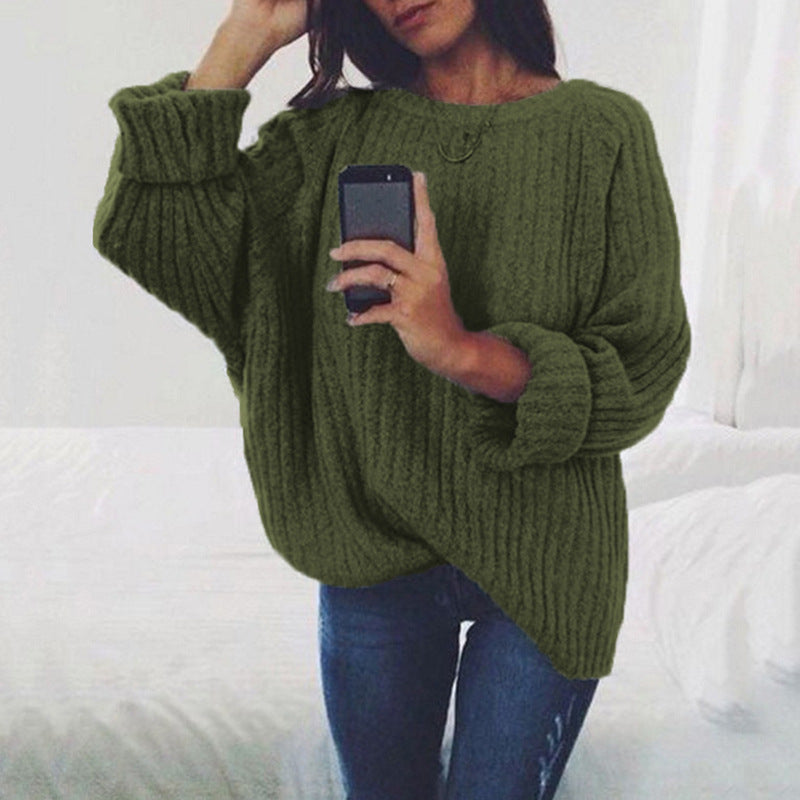 Pull en grosse maille pour femme, coupe oversize, motif texturé Berg-Feldt