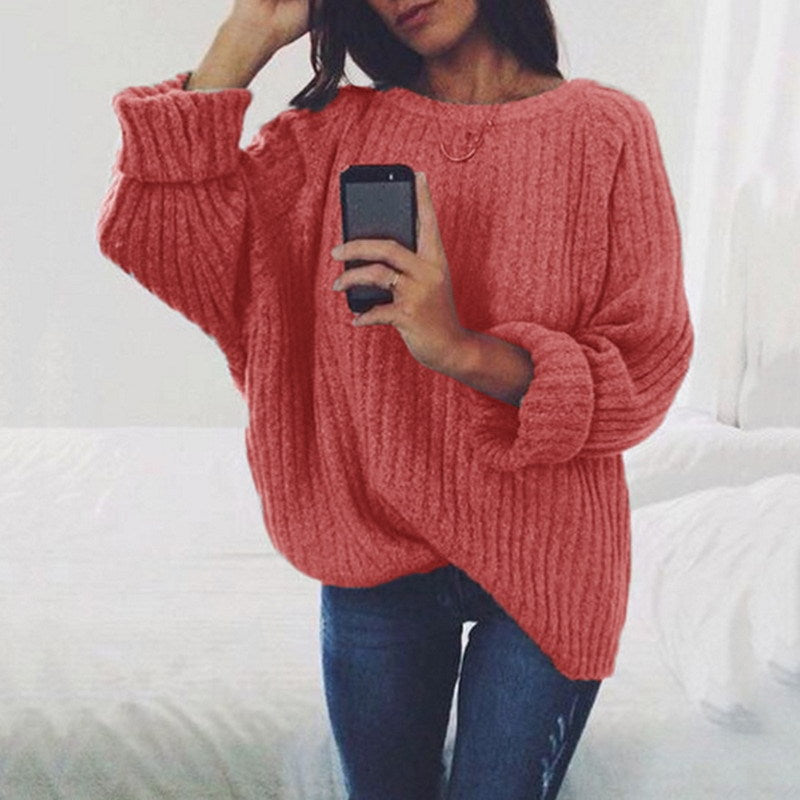 Pull en grosse maille pour femme, coupe oversize, motif texturé Berg-Feldt