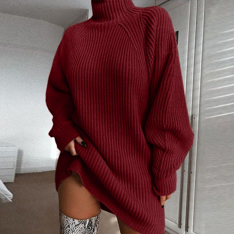 Damen Pullover mit hohem Kragen und Raglanärmeln Berg-Feldt