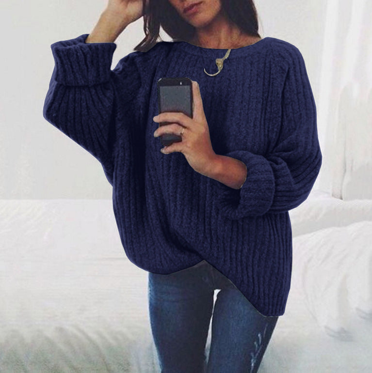 Pull en grosse maille pour femme, coupe oversize, motif texturé Berg-Feldt