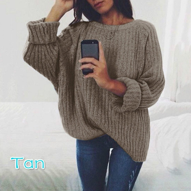 Pull en grosse maille pour femme, coupe oversize, motif texturé Berg-Feldt