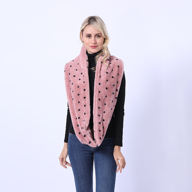 Chauffe-cou ultra doux en fausse fourrure de haute qualité pour femme Berg-Feldt