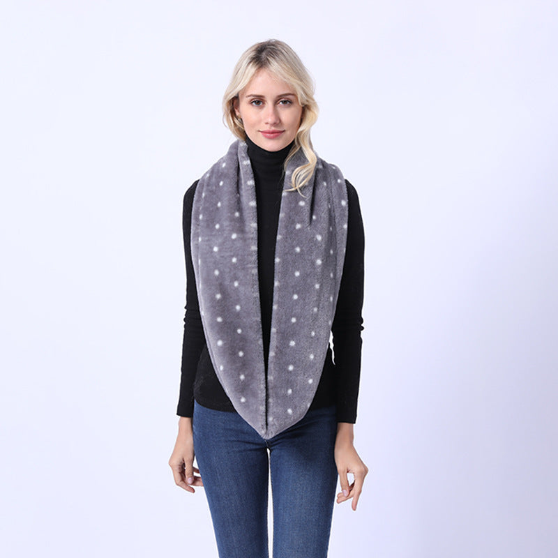 Chauffe-cou ultra doux en fausse fourrure de haute qualité pour femme Berg-Feldt
