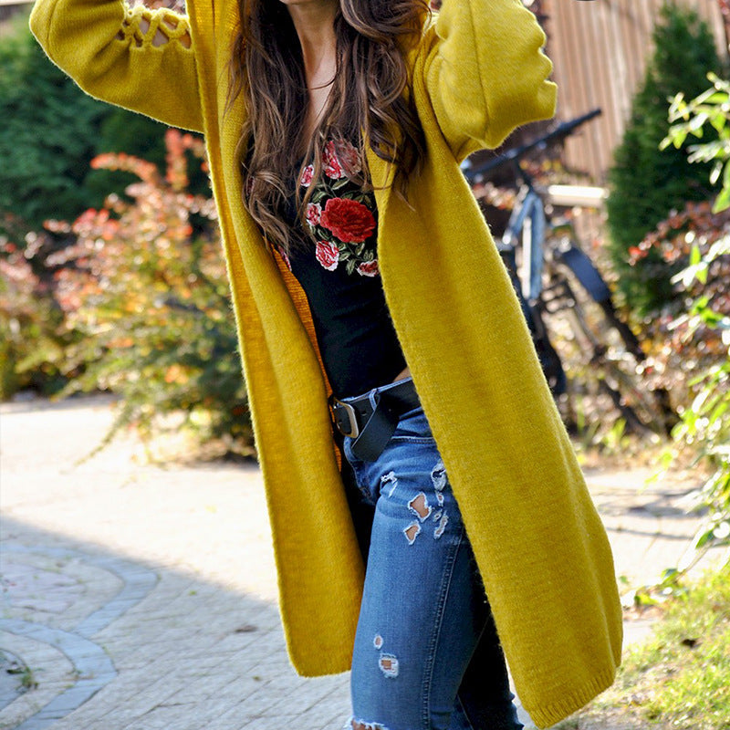 Cardigan élégant pour femme avec motif floral et manches ouvertes Berg-Feldt