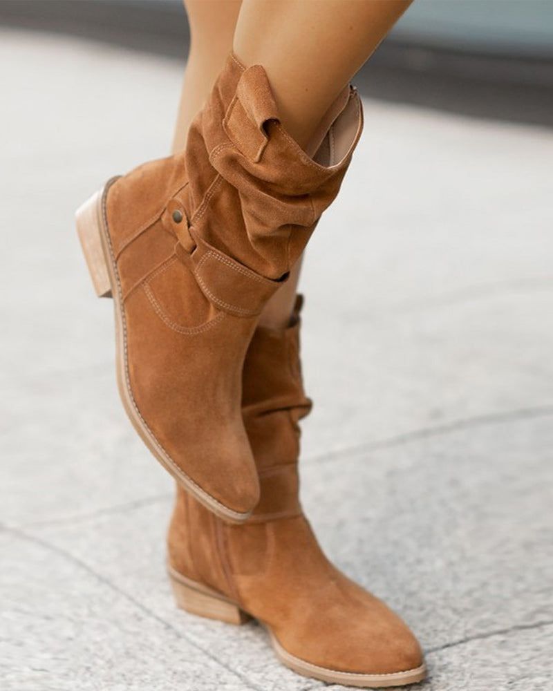 Berg-Feldt | Trendige Stiefel mit Niedrigen Absätzen