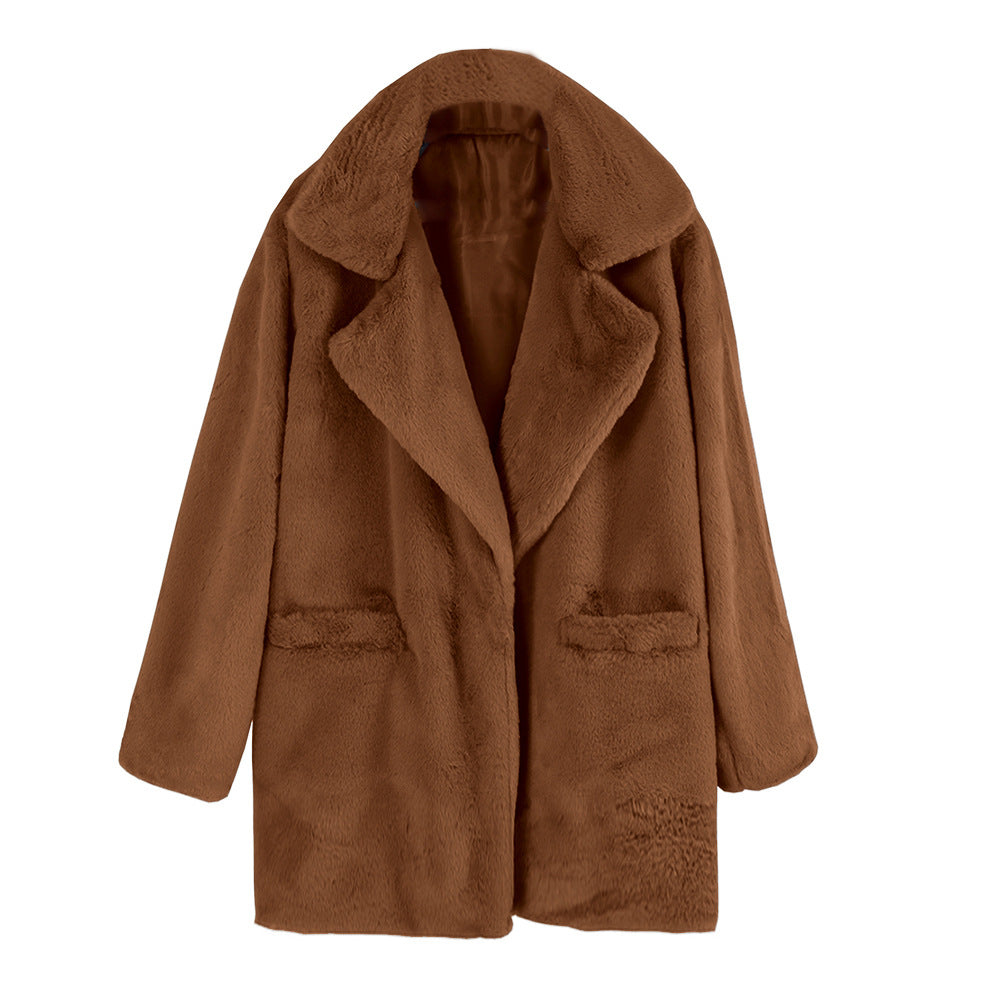 Manteau douillet en peluche pour femmes Berg-Feldt