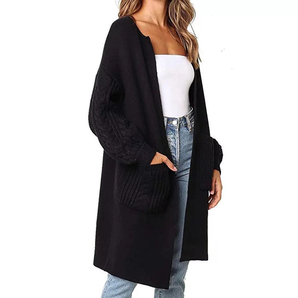 Gros cardigan en maille tressée pour femme de berg-feldt