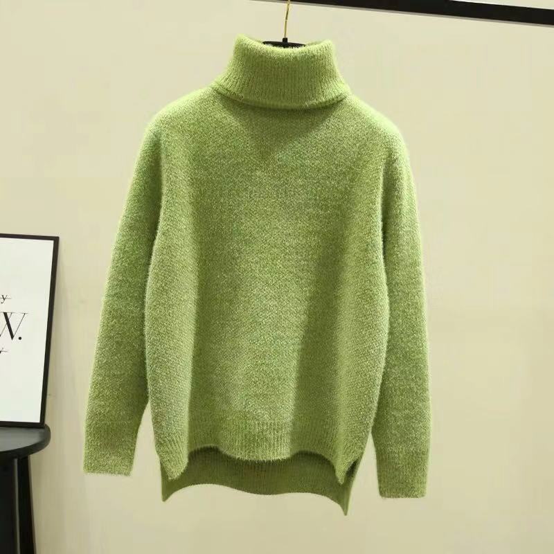 Damen Oversized Rollkragenpullover aus weichem Strick Berg-Feldt