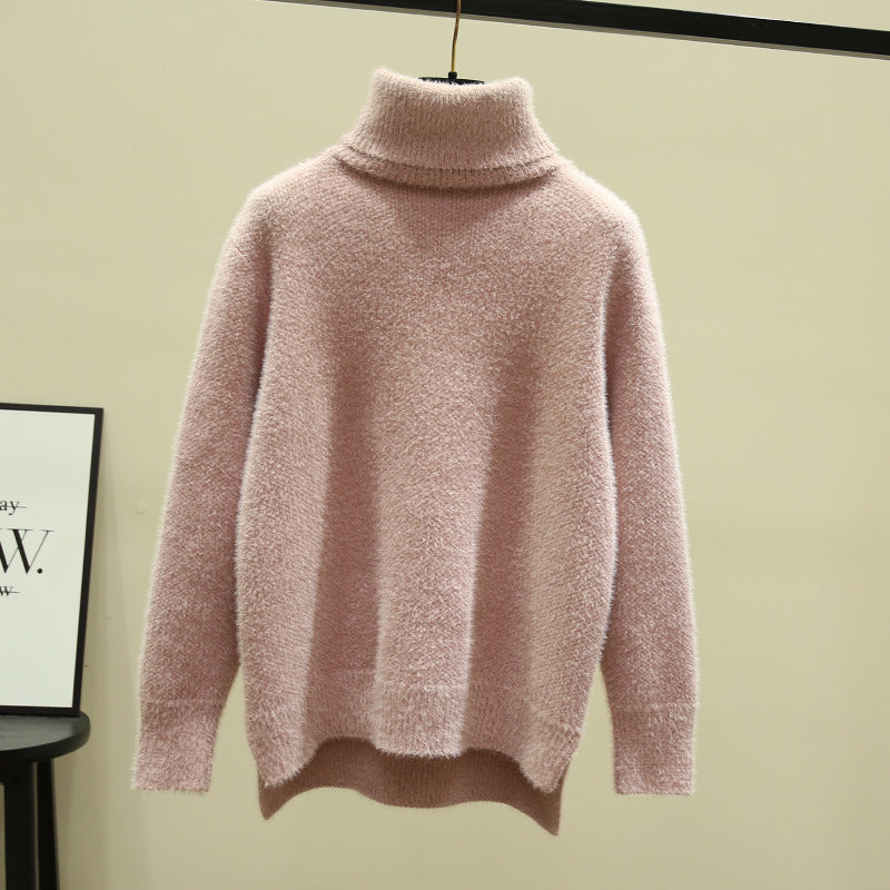 Damen Oversized Rollkragenpullover aus weichem Strick Berg-Feldt