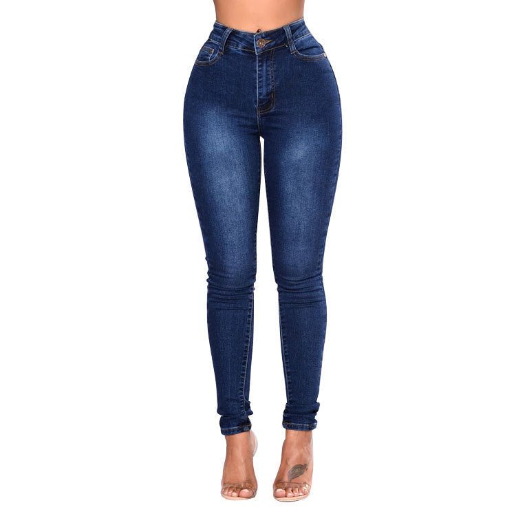 Formelhafte Damen-High-Waist-Skinny-Jeans mit Shaping-Effekt und bequemem Stretch von berg-feldt