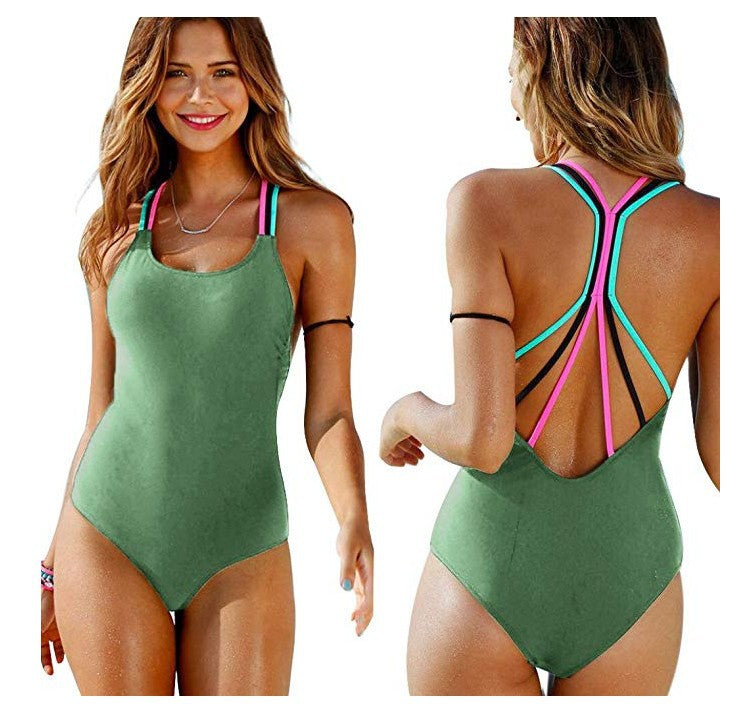 Maillot de bain sportif pour femmes avec empiècements de Berg-Feldt