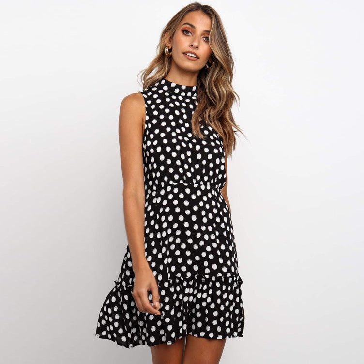 Robe femme Berg-Feldt à pois et volants