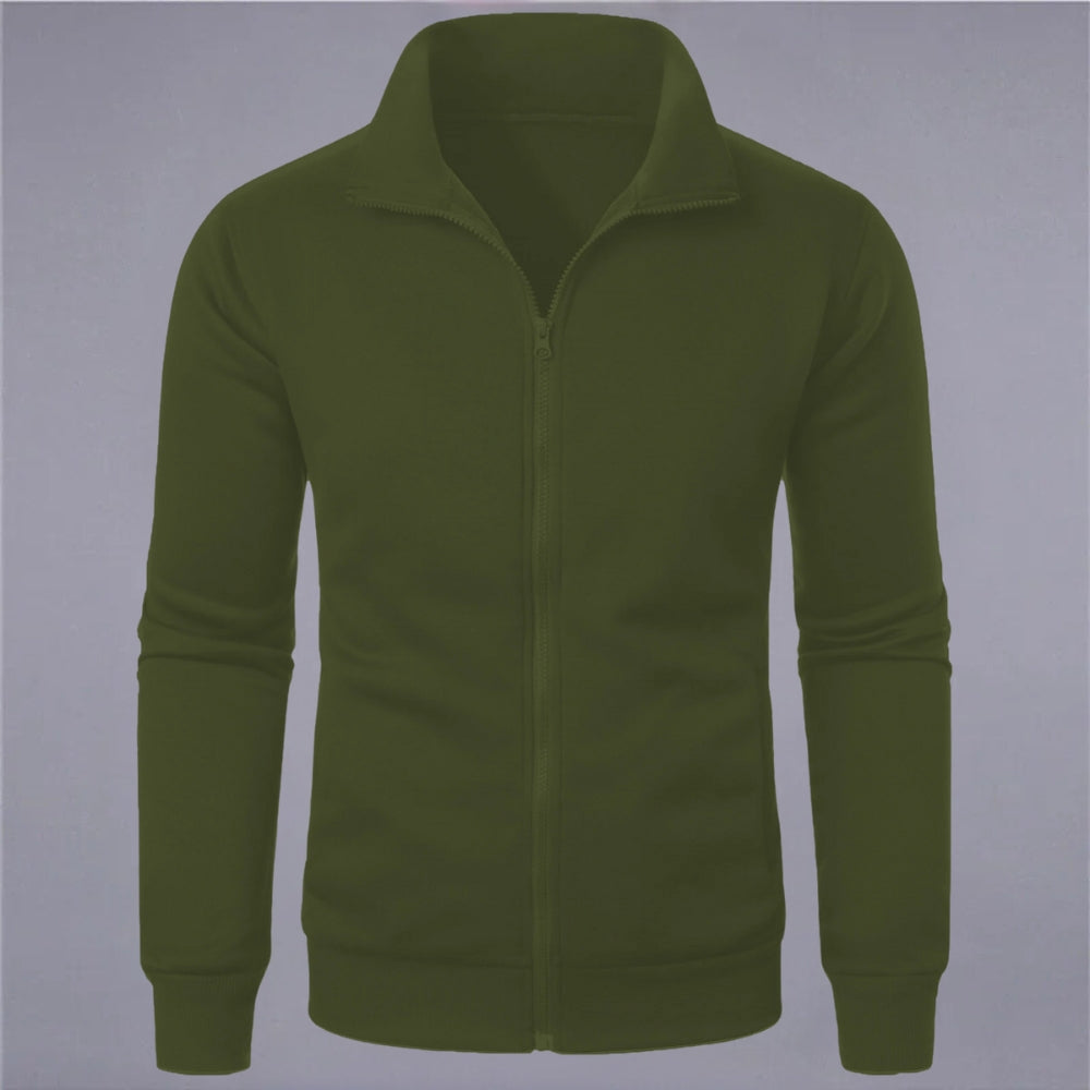 Berg-Feldt | Klassisches Sweatshirt mit Reißverschluss Baumwollmischung Komfort und Stil