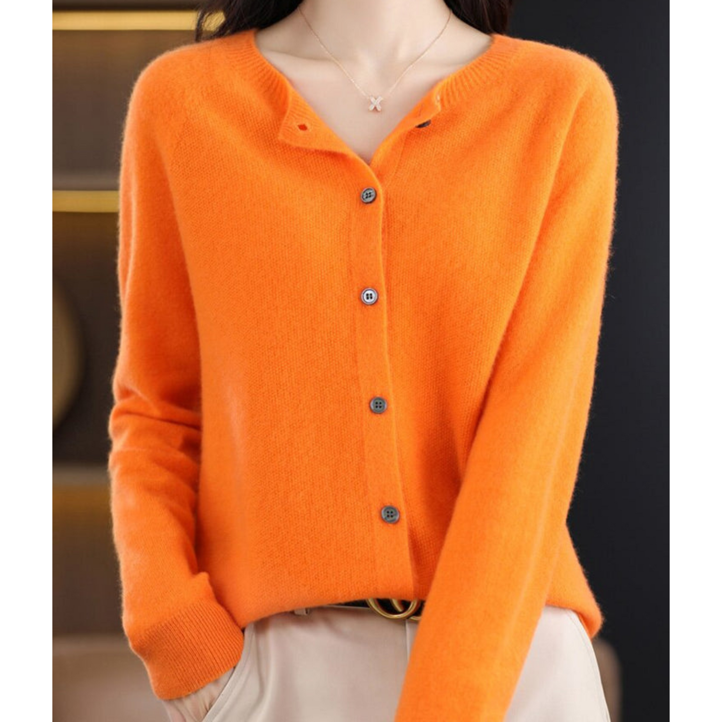 Berg-Feldt | Cardigan - 100% Laine Mérinos Tricot Doux