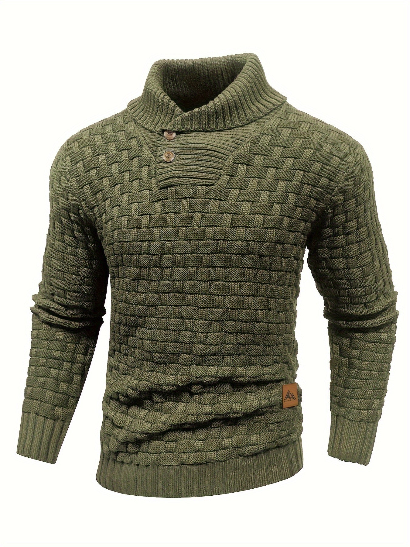 Berg-Feldt | Strickpullover mit Geflochtenem Muster Klassisch und Bequem Perfekt für Den Alltag