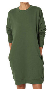 Robe sweat femme avec poches pratiques et coupe décontractée Berg-Feldt