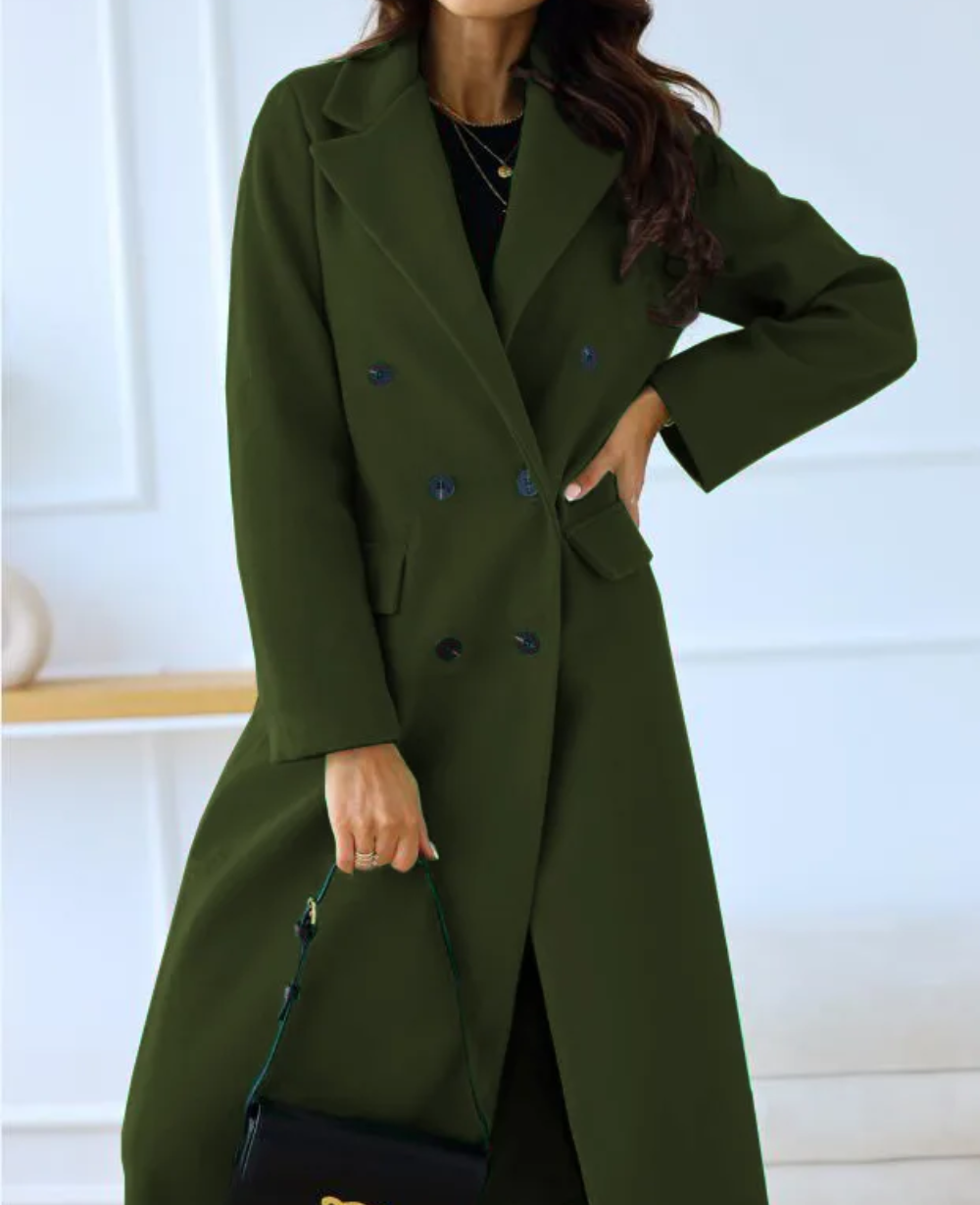 Berg-Feldt | Lange Elegante Taillierte Trenchcoat Für Damen | Perfekt Für Herbst Und Winter
