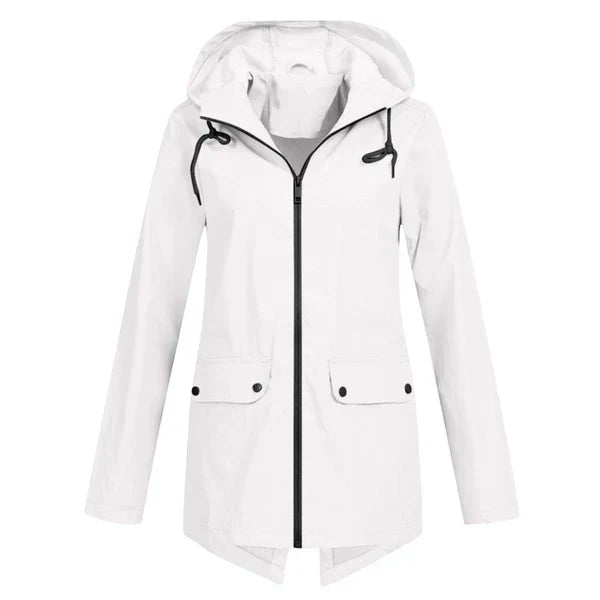 Berg-Feldt | Trendy Damen Regenjacke mit Kapuze