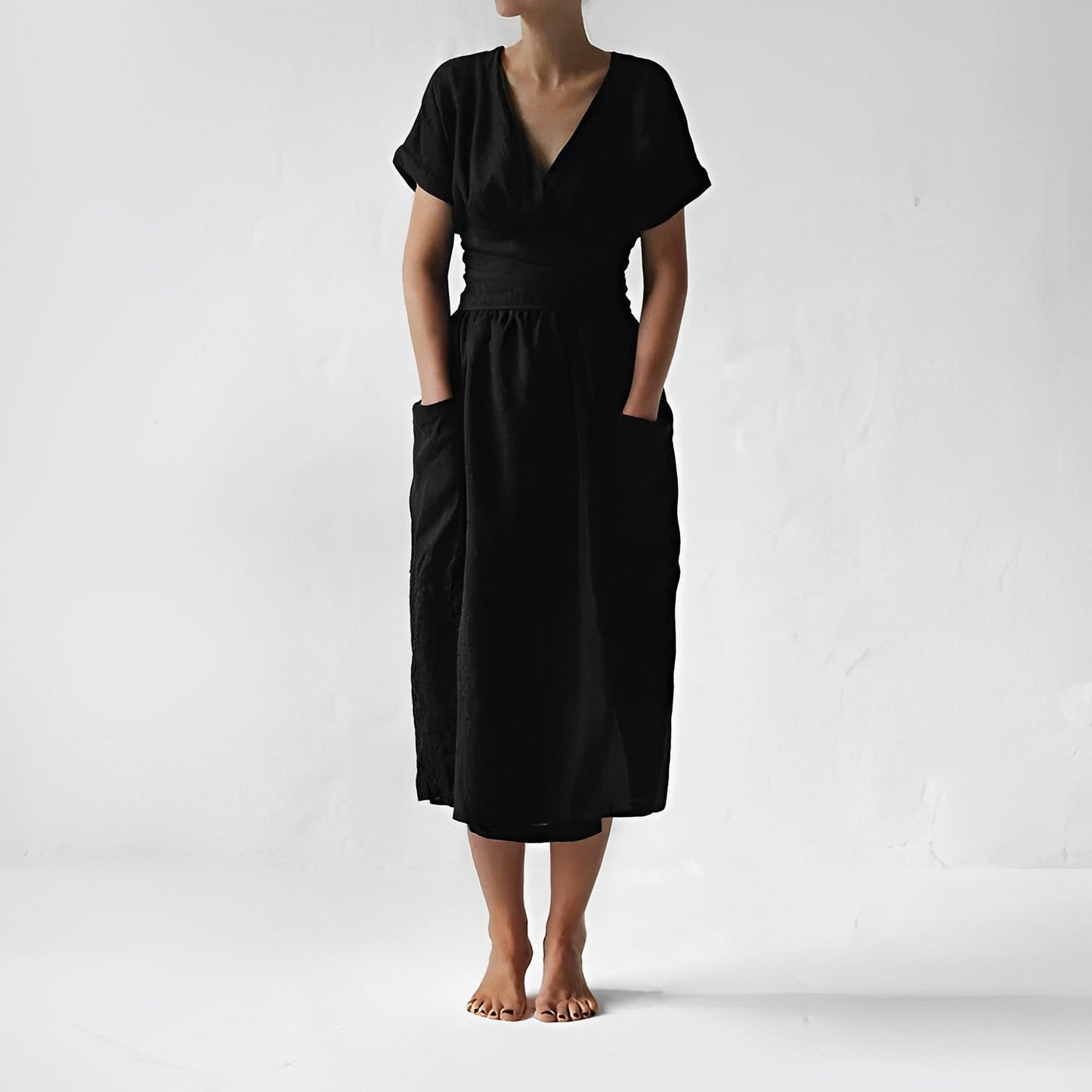 Élégante robe en lin Johanna