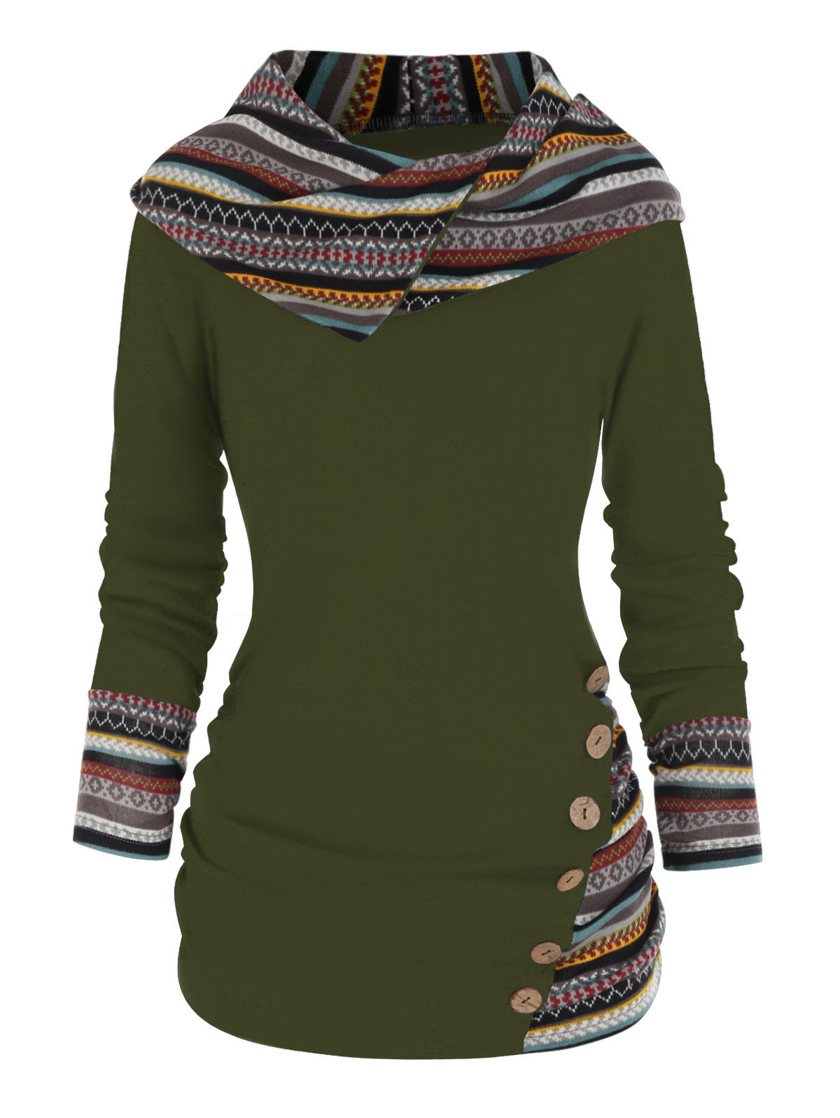 Sweat à capuche tribal tendance de Fudus