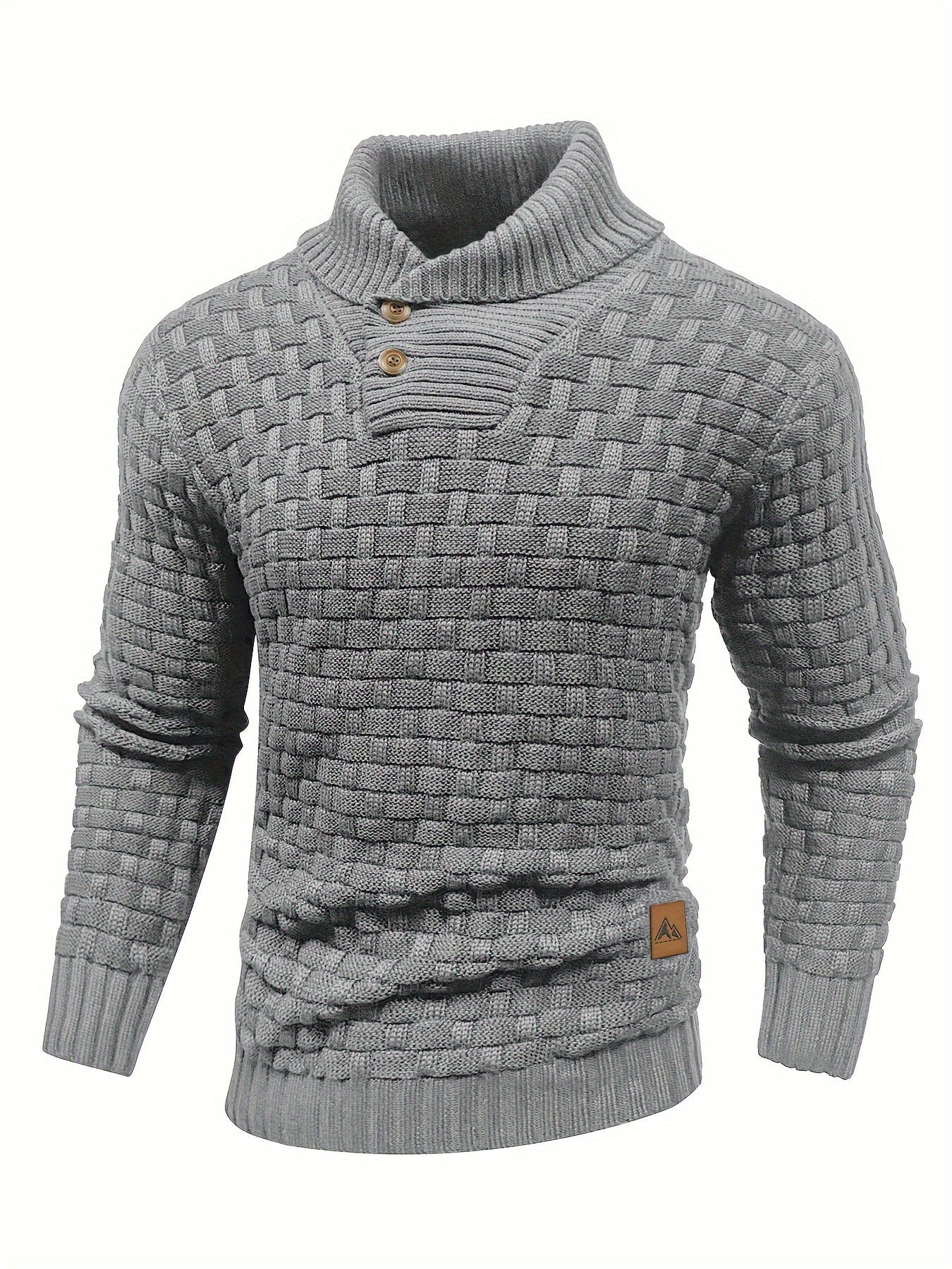 Berg-Feldt | Strickpullover mit Geflochtenem Muster Klassisch und Bequem Perfekt für Den Alltag