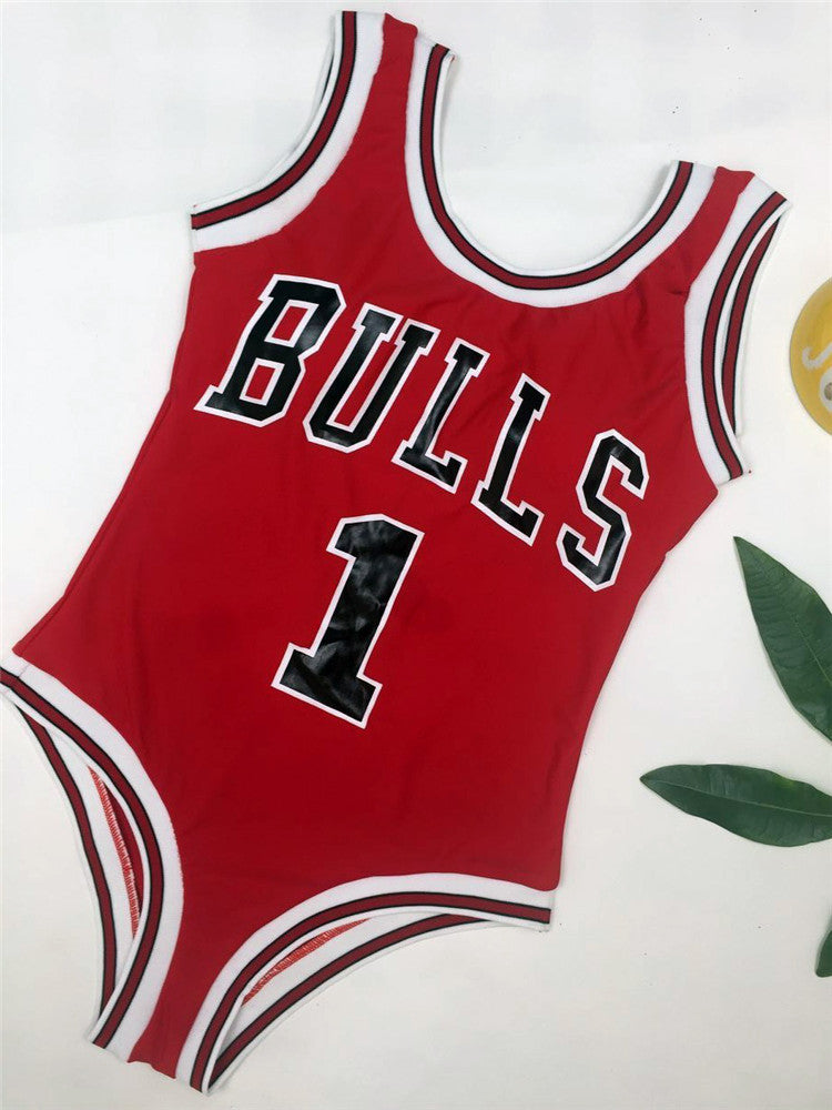 Basketball-Design Badeanzug für Damen von berg-feldt