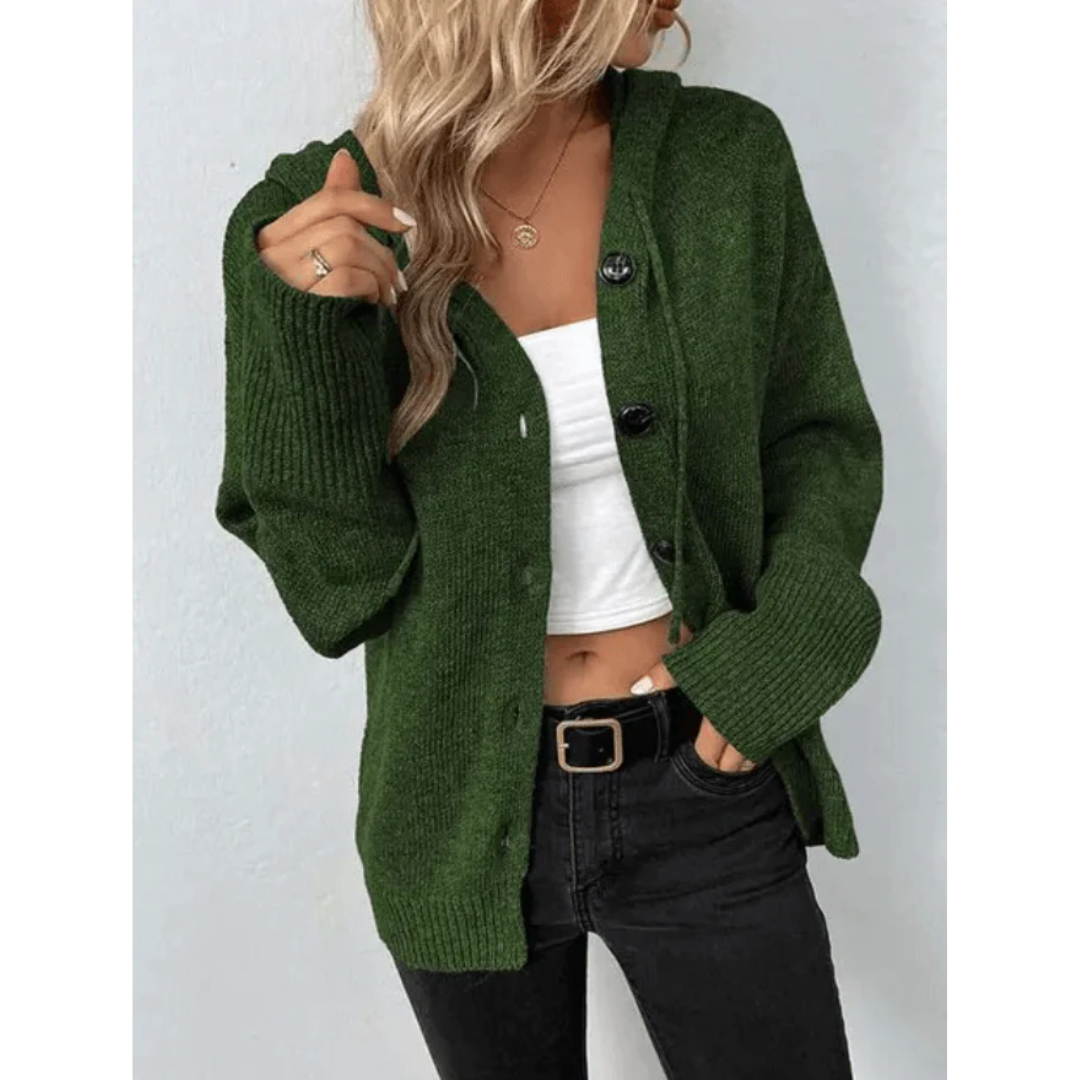 Berg-Feldt | Strick-Cardigan mit Knöpfen für Damen