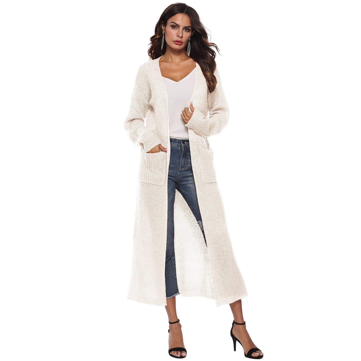 Langarm-Cardigan für Damen mit Taschen von Berg-Feldt