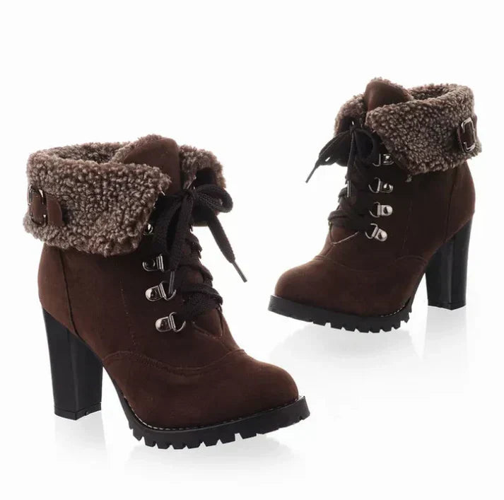Berg-Feldt | Bottes d'hiver à talon – Élégantes et Chaudes